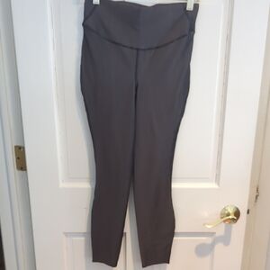 Lululemon Athletica Charcoal Ribbed Ankle Pants